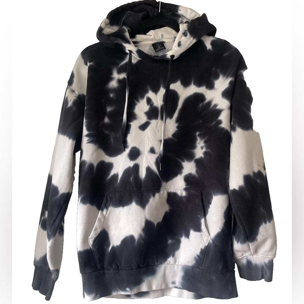 zine Unisex $49.95 Men’s tie dye hoodie sweatshirt Size S Navy Blue Crea…